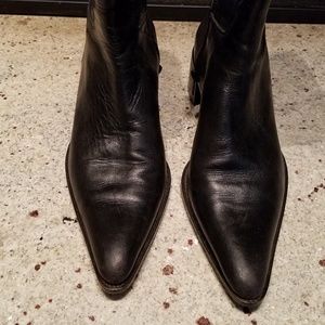 Andrea Torelli Leather Boots Size 41 (10.5 - 11)